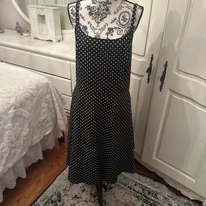 Black Sun Dress with a Flare